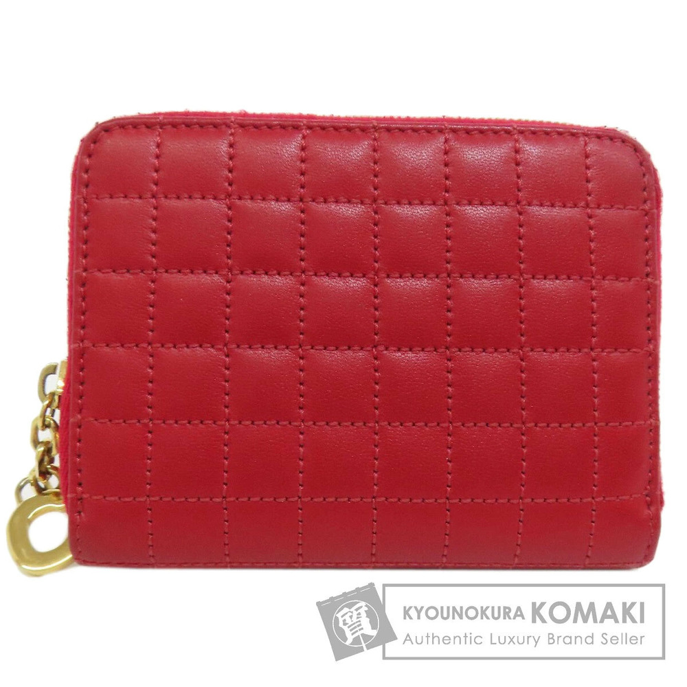 Celine coin case Wallet C shaped leather